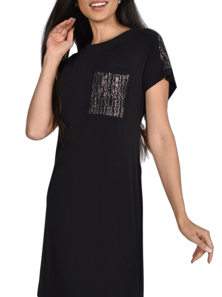 Frank Lyman Black Dress Style 221016