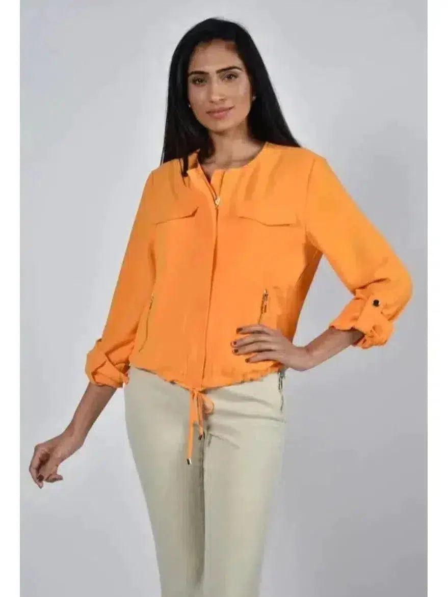 Frank Lyman Orange Jacket Style 221576