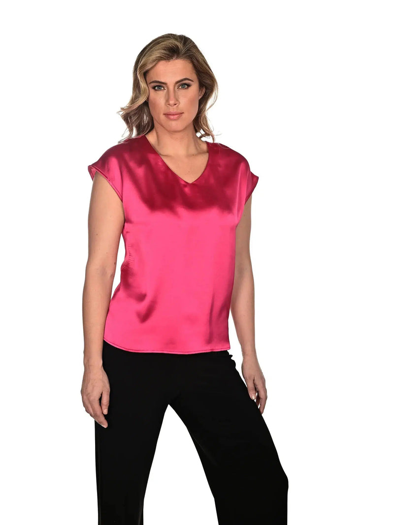 Frank Lyman Fuchsia Top 234468