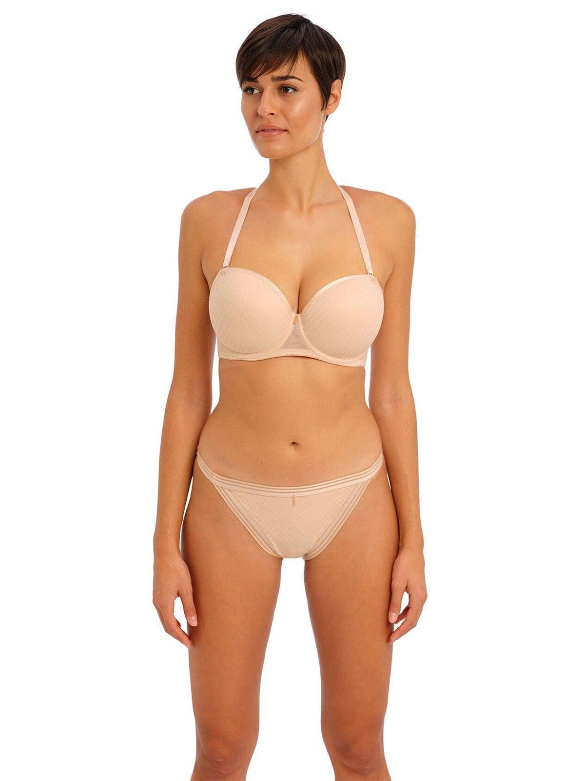 Tailored Natural Beige Moulded Strapless Bra