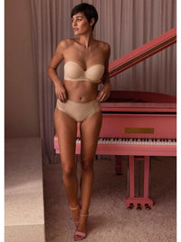 Tailored Natural Beige Moulded Strapless Bra
