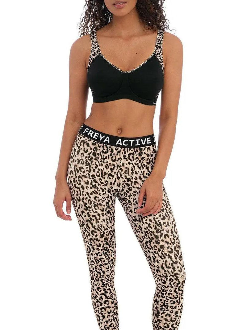 Leopard Sonic Spacer Sports Bra