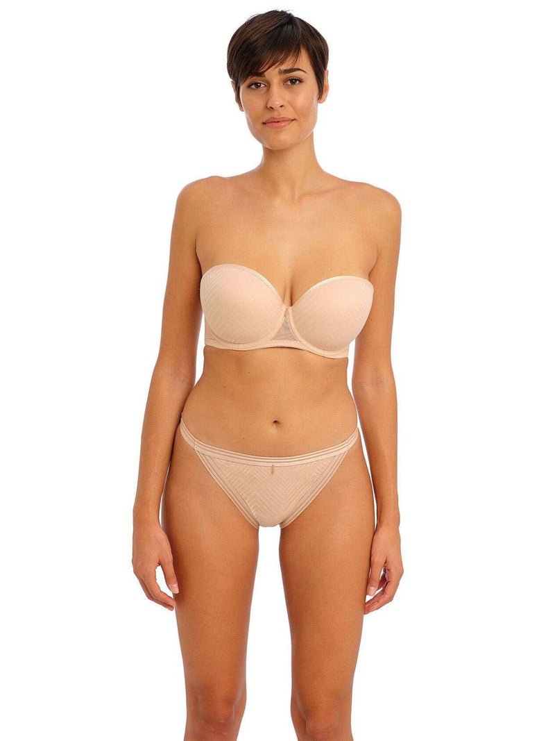 Freya Tailored Natural Beige Moulded Strapless Bra