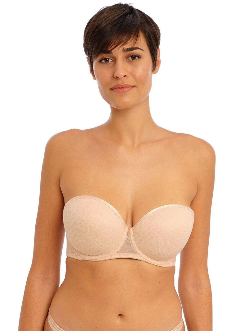 Freya Tailored Natural Beige Moulded Strapless Bra