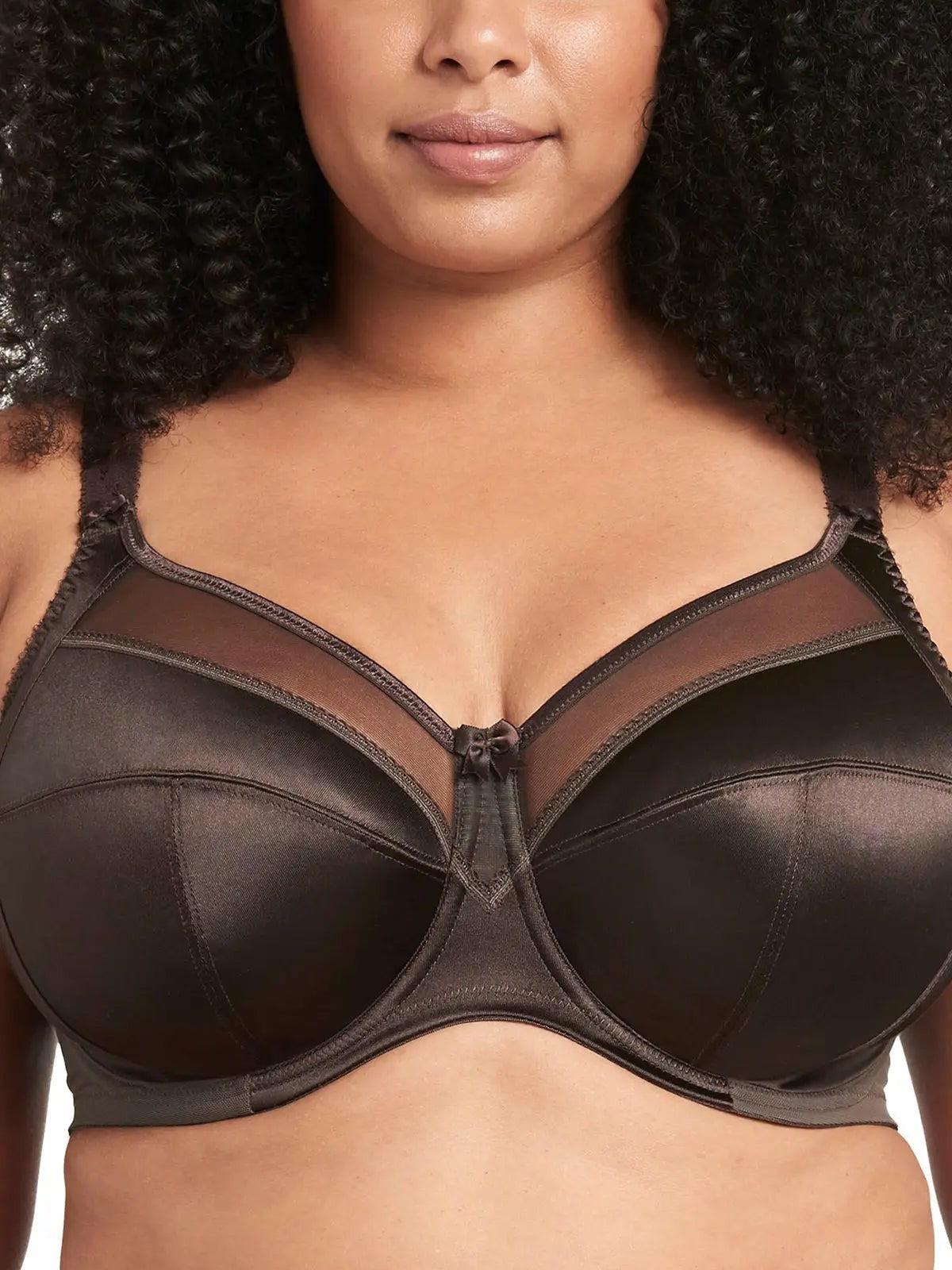 thumbnail image 2 of Goddess Keira Support Underwire Bra (6090) - Chocolate - Breakout Bras 2 of 14