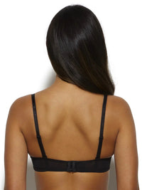 Black Glossies Lace Sheer Bra