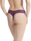 Hanky Panky Black Tulip/Lavender Tea Cross Dyed Leopard Low Rise Thong