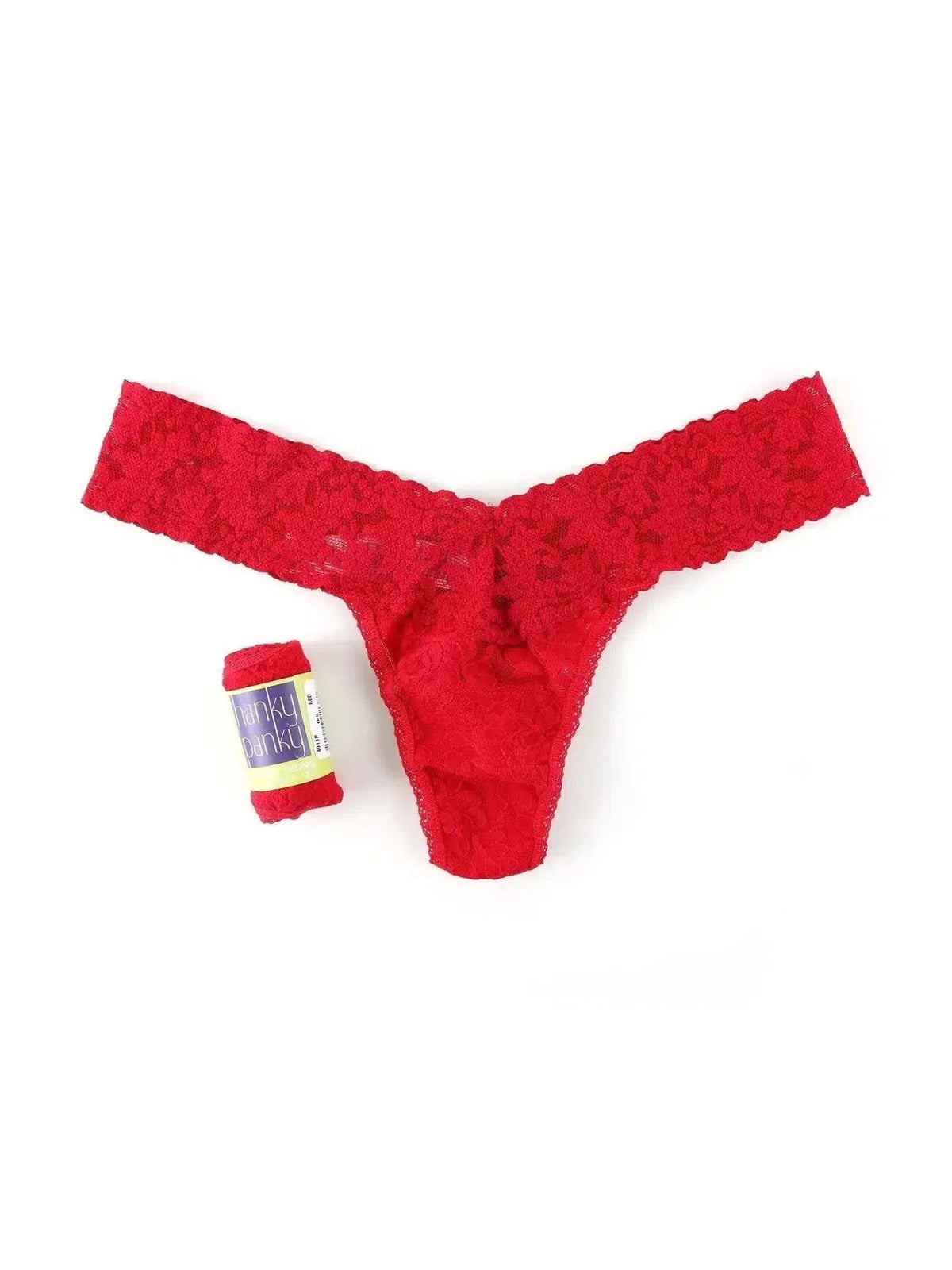 Hanky Panky Red Low Rise Thong