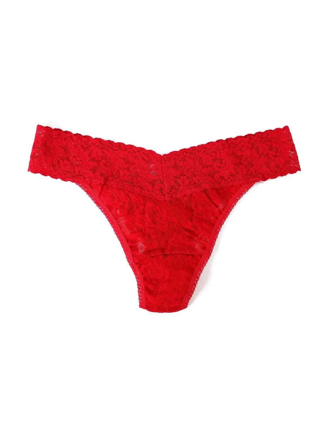 Hanky Panky Red Signature Lace Original Rise Thong