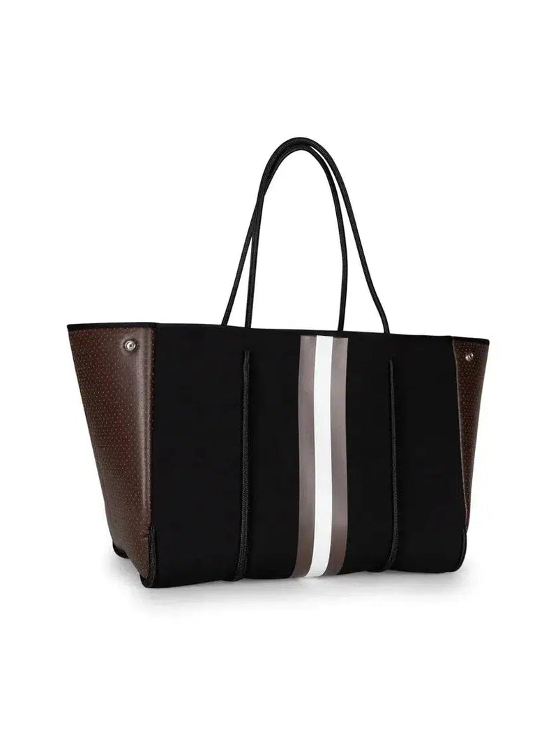 Haute Shore Black and Java Greyson Tote