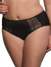 Kris line betty briefs midi in black color