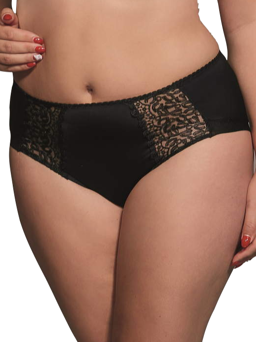 Kris line betty briefs midi in black color