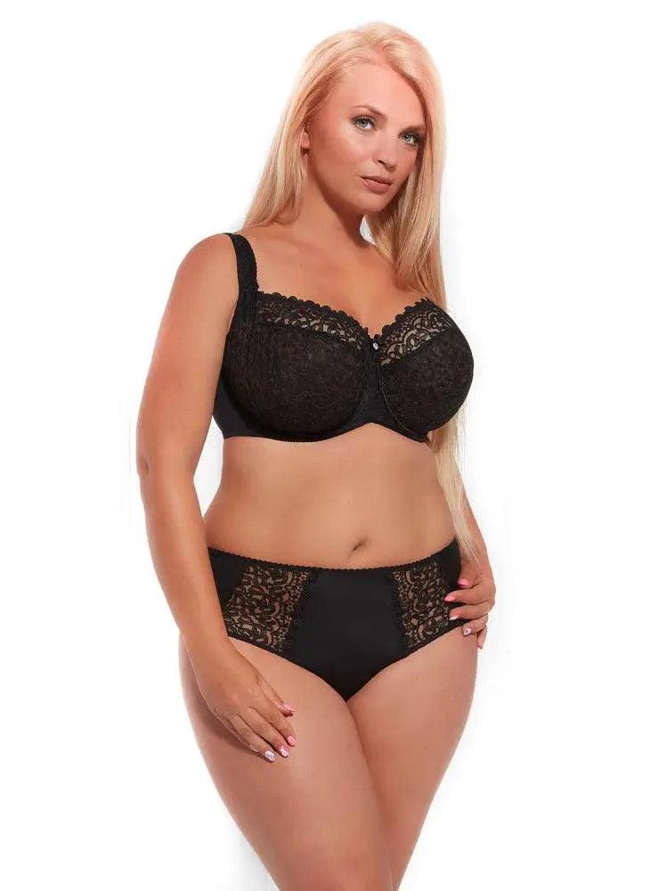 KRIS Kris Line Black Betty Full Coverage Soft Cup Bra in Bands 30 through 40