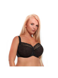 KRIS Kris Line Black Betty Full Coverage Soft Cup Bra in Bands 30 through 40