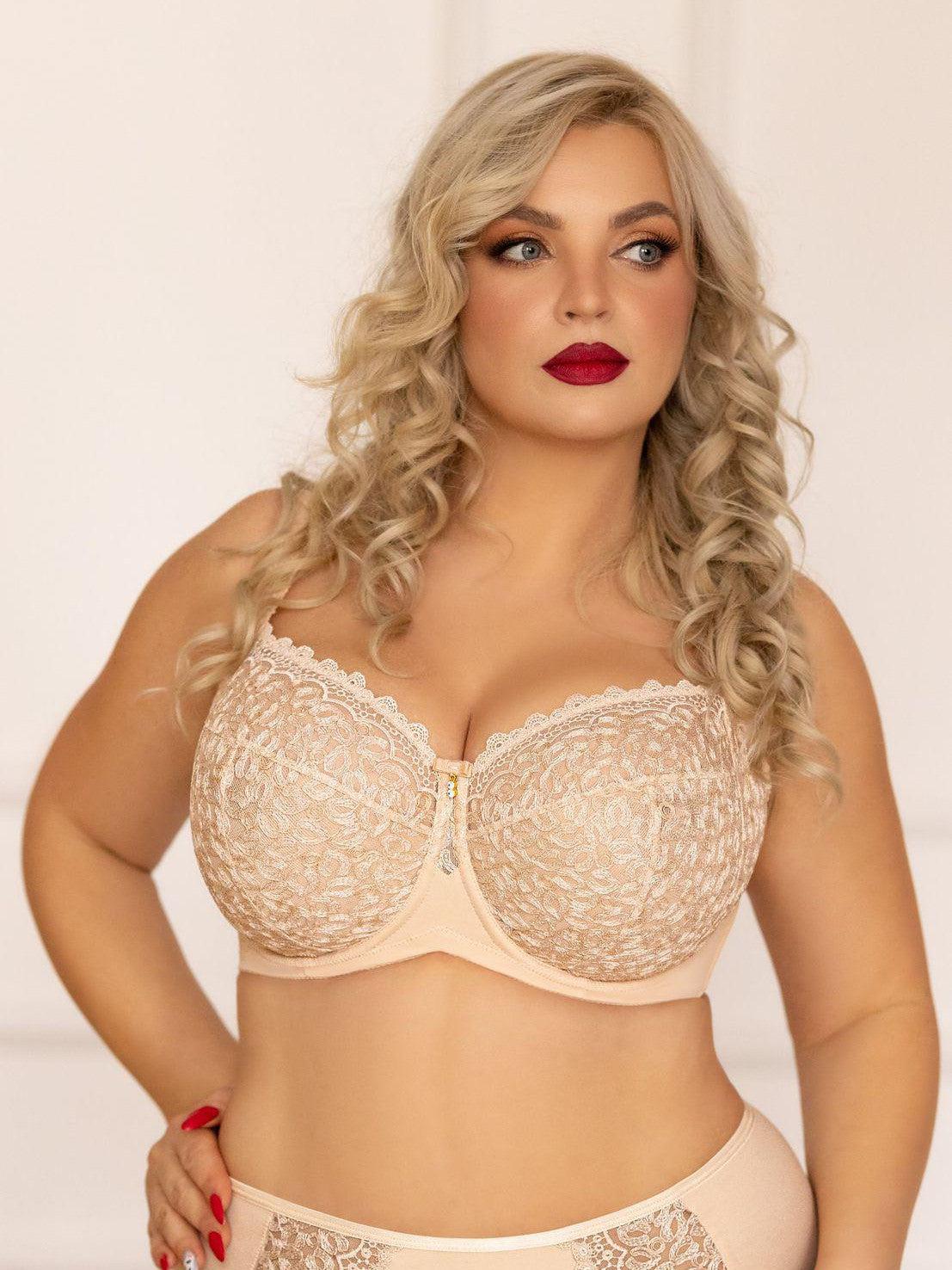 Kris Line Nude Betty Full Coverage Soft Cup Bra in Bands 30 through 40