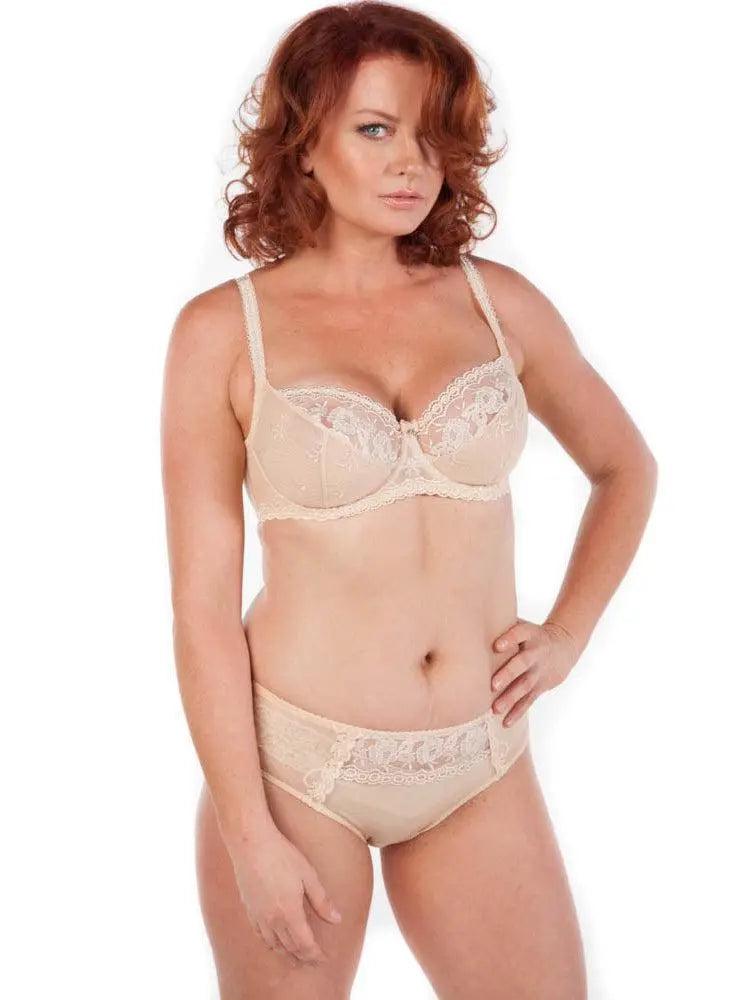Nude Brilliant Soft Cup Bra in Bands #0 through 42