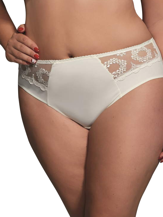 Kris Line Fortuna briefs midi in ivory color