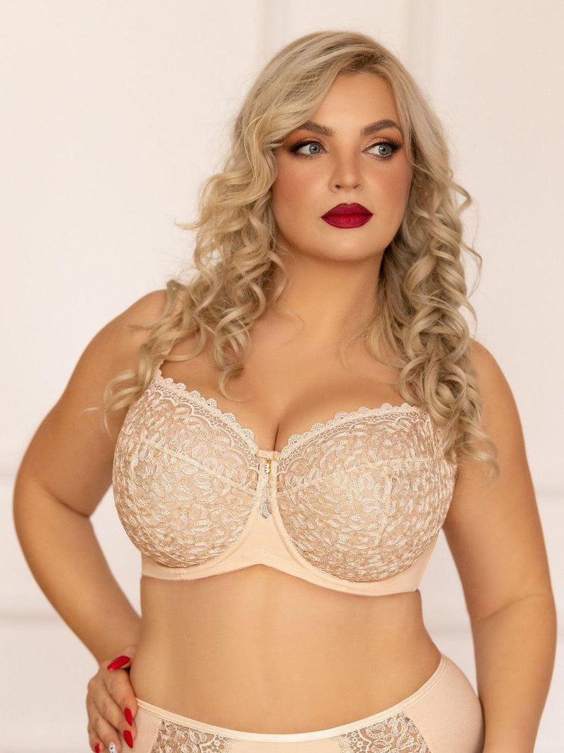 Nude Betty Full Coverage Soft Cup Bra in Bands 42 through 50