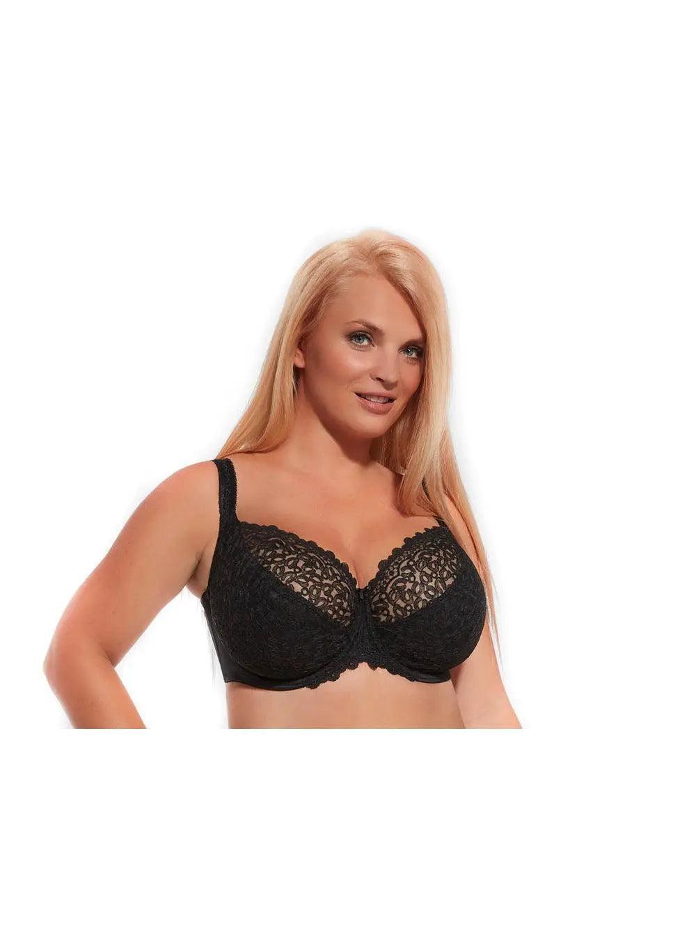 Black Betty Soft Cup Bra in Bands 42 through 50