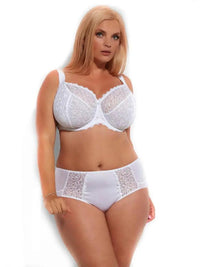 Kris Line White Betty Soft Cup Bra in Bands 30 through 40