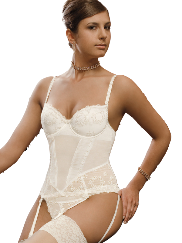 White Fortuna Corset