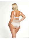 Back of Kris Line Peach Noelle Soft Cup Bra with matching panties