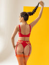 Kris Line-Red Sweetheart Suspender