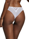 white fortuna string shorts back