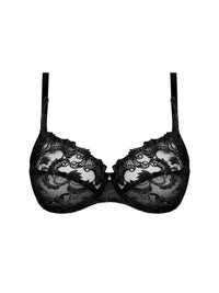 Lise Charmel-Black Dressing Floral 3-Part Full Cup Bra