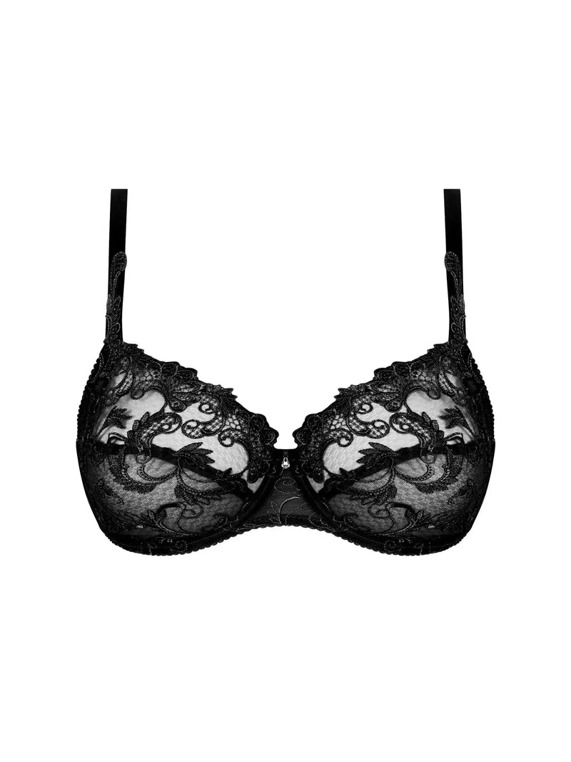 Lise Charmel Black Dressing Floral 3-Part Full Cup Bra