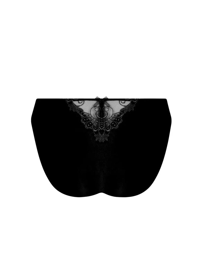 Lise Charmel Black Dressing Floral Fancy Brief
