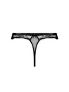 Lise Charmel-Black Dressing Floral Thong