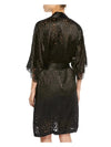 Back of Lise Charmel Black Dressing Floral Robe