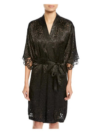 Lise Charmel Black Dressing Floral Robe