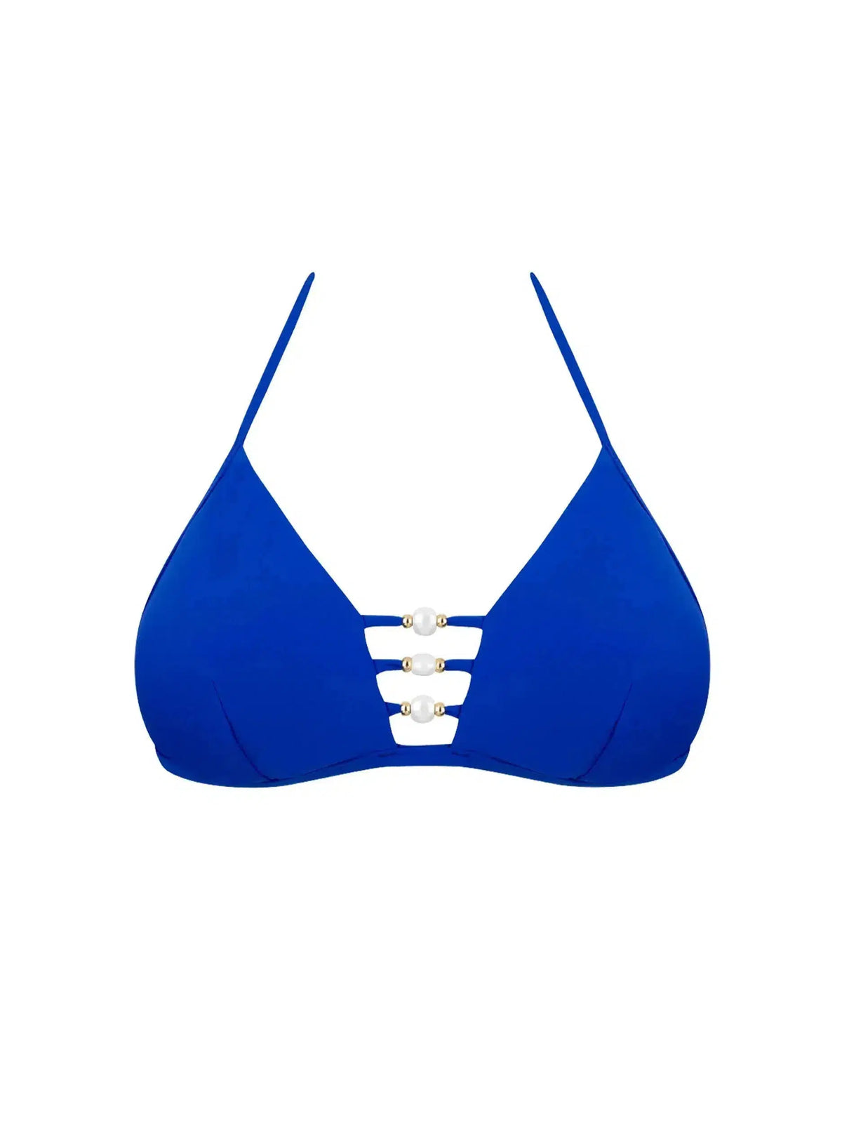 Lise Charmel Capri Blue Perles Nacres Padded Triangle Bikini Top