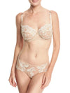 Lise Charmel Dressing Floral 3-Part Full Coverage Bra in Ambre Nacre color 