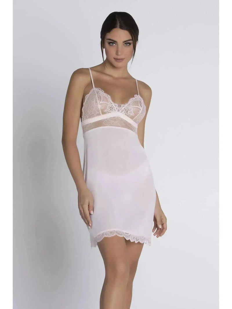 Rose Sublime Dentelle Chemise