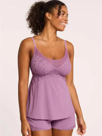 Montelle Intimates-Berry Garden Bust Support Cami Short Set