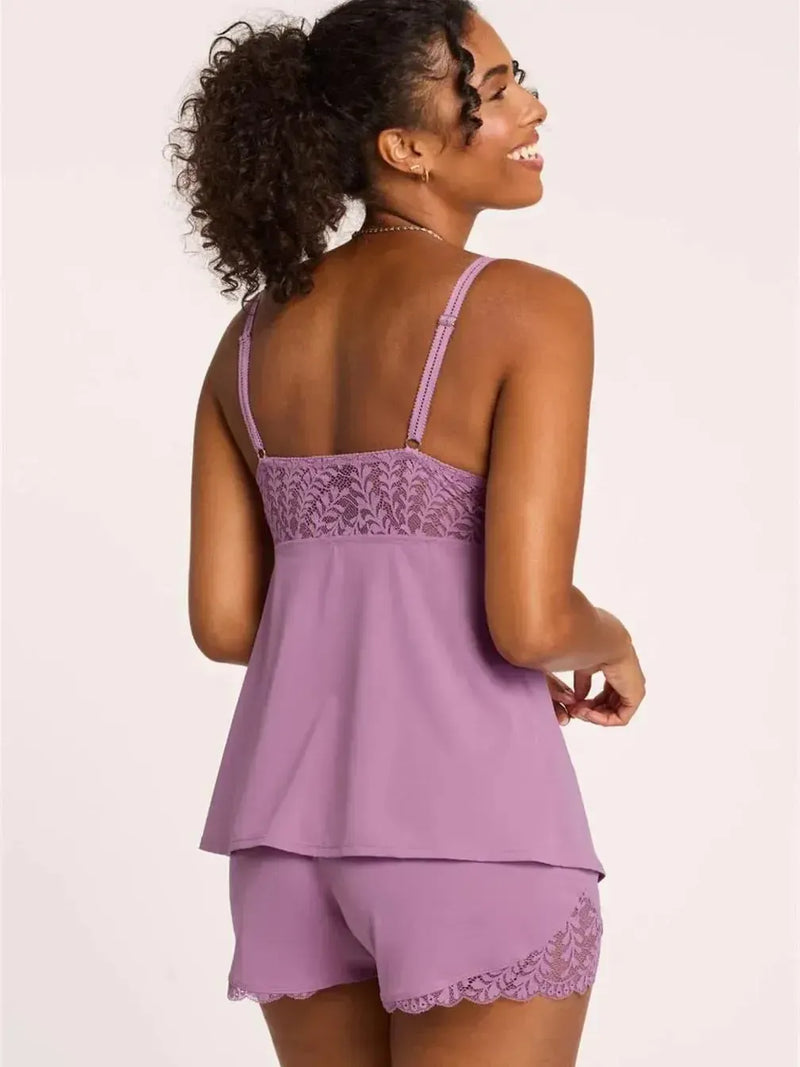 Montelle Intimates-Berry Garden Bust Support Cami Short Set