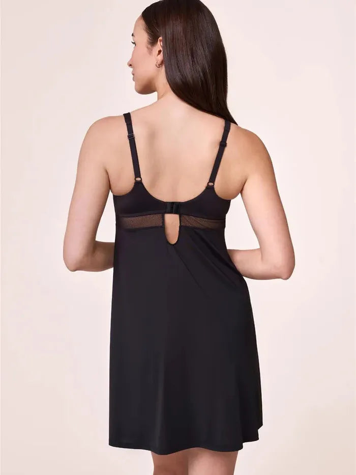 Montelle Intimates-Black Mysa Chemise