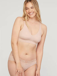 Montelle Intimates-Montelle Champagne Mysa Cup-Sized Bralette