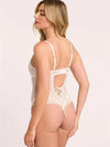 Montelle Intimates-Chantilly Montelle Lacy Teddy Bodysuit
