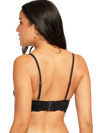 Back of black montelle cup sized bralette