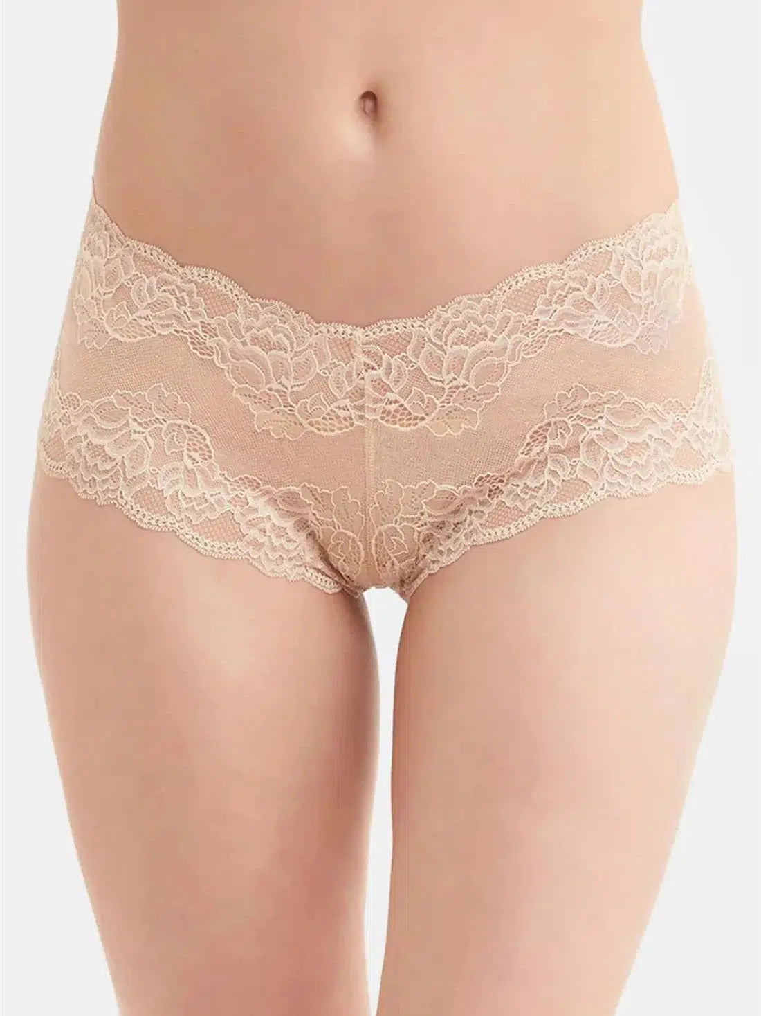 Montelle Intimates Nude Lace Cheeky Panty