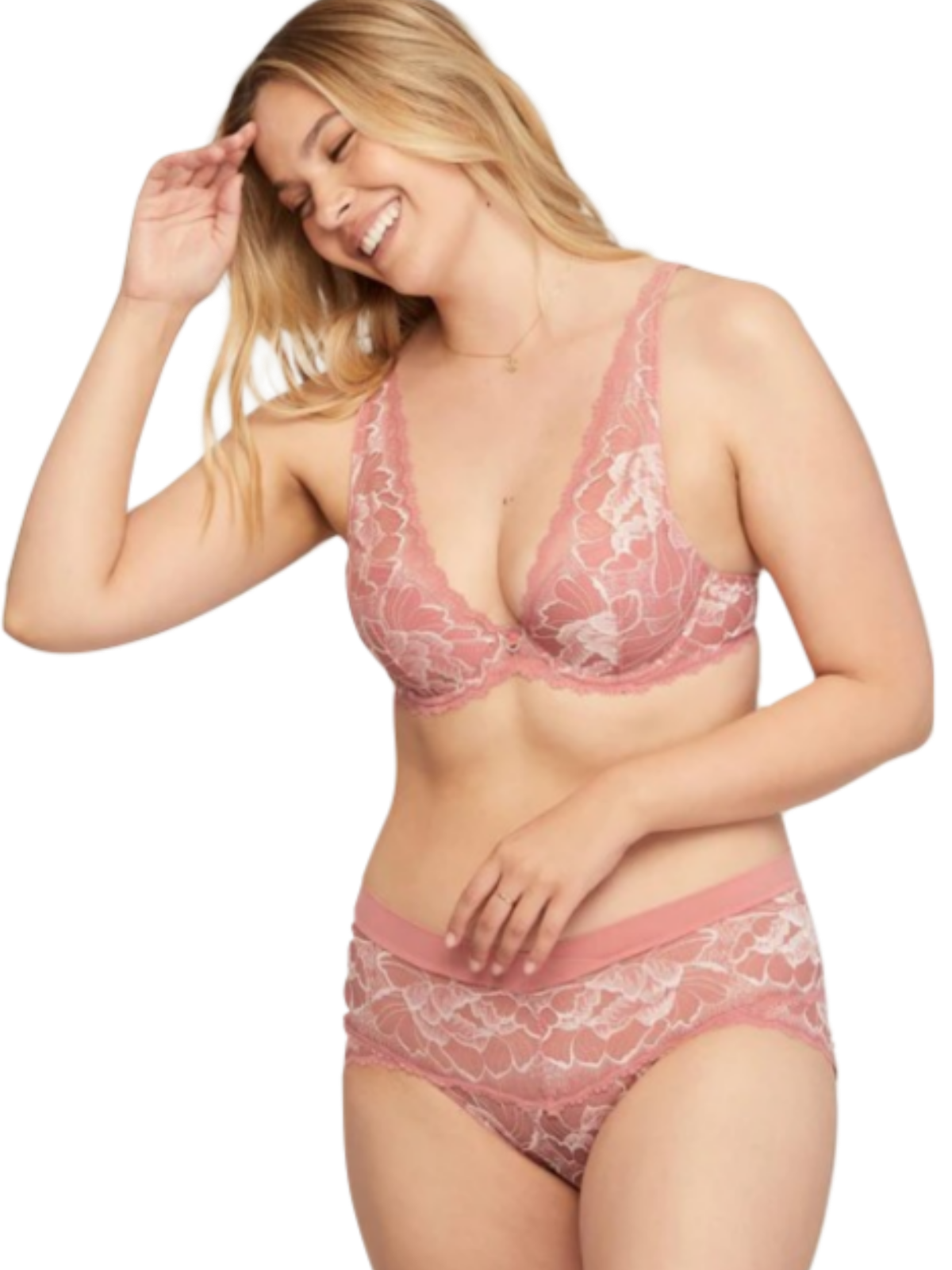 Rose Mystique Plunge Bra