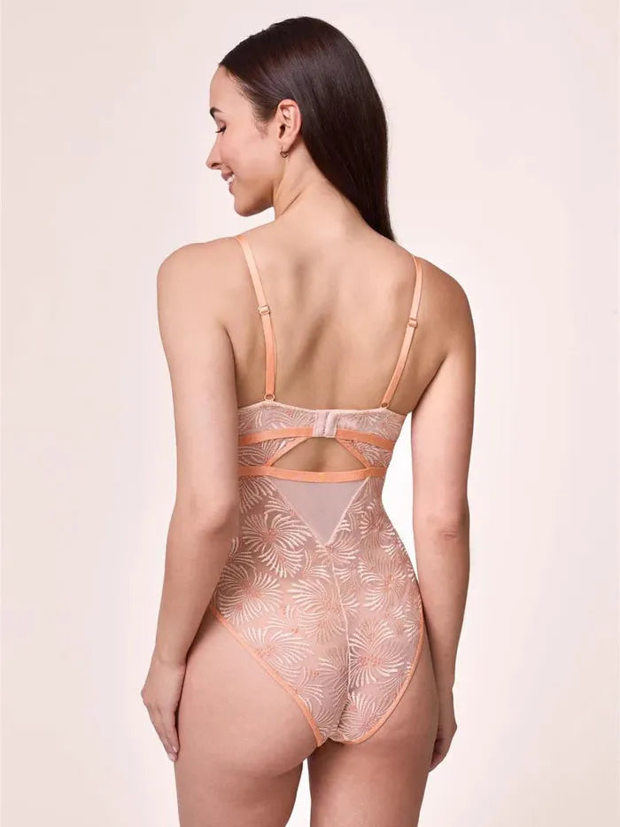Montelle Intimates-Tangerine Dream Bodysuit