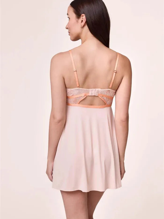 Montelle Intimates-Tangerine Dream Chemise Set