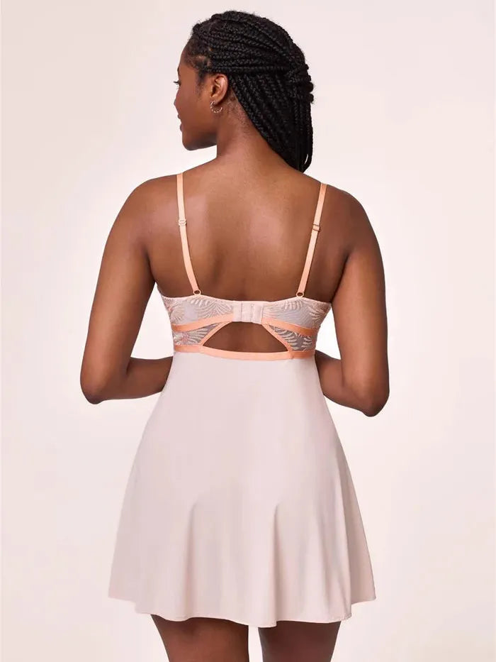 Montelle Intimates-Tangerine Dream Chemise Set