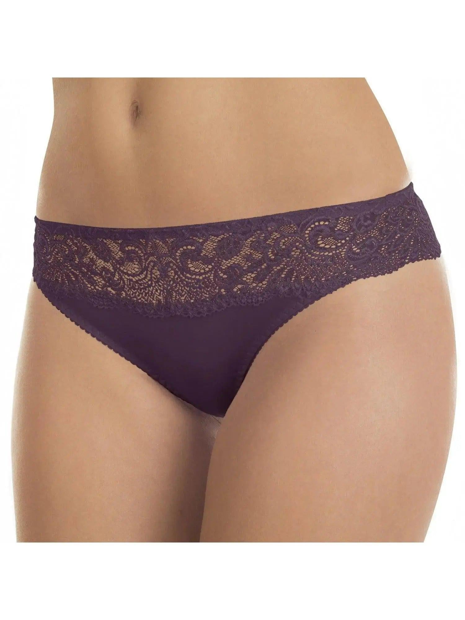 Nikol djumon victoria tanga in black currant color