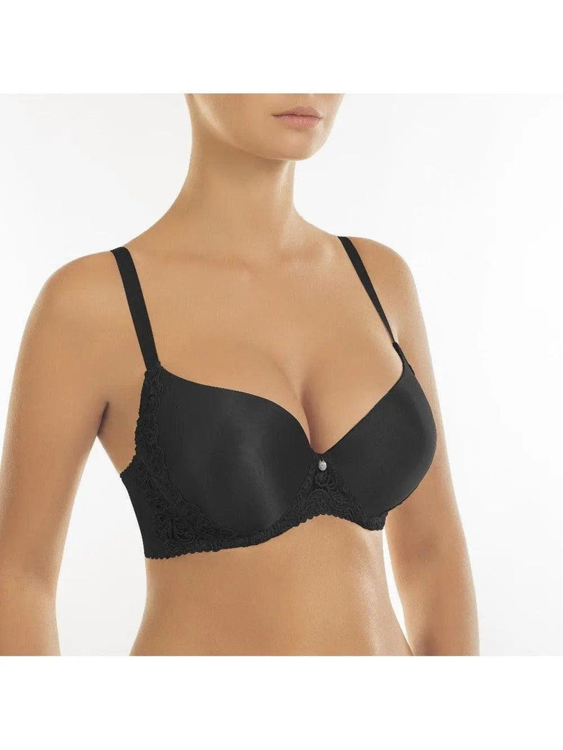 Evelen Black Smooth Cup Bra